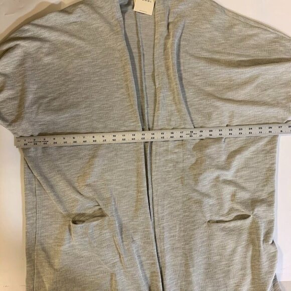 Donni Women's Sandwash Ribbed Cardigan Tight-Knit Duster One‎ SIze NWT - Picture 11 of 14